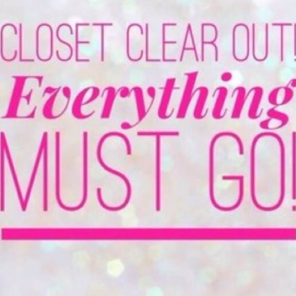 Closet clearance sale